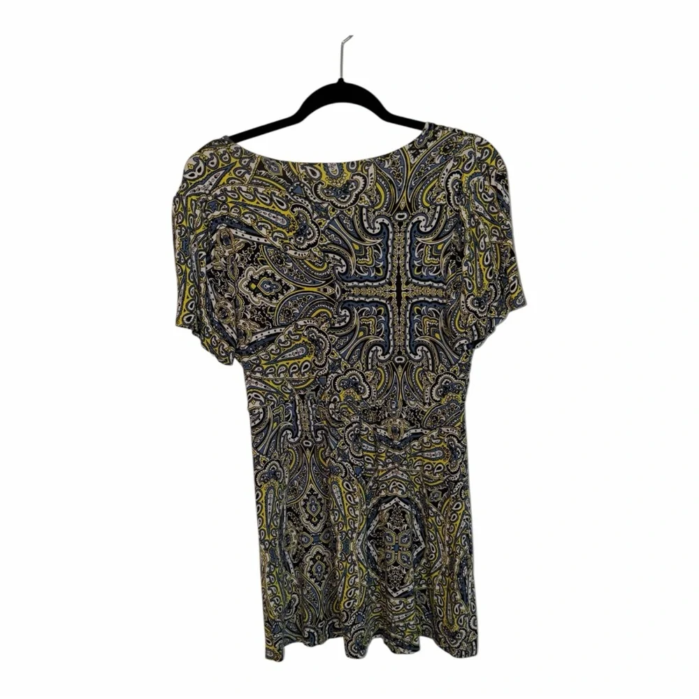 Soma Paisley Midi Dress in Yellow and Black